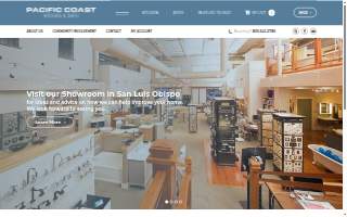 Pacific Coast Kitchen & Bath website