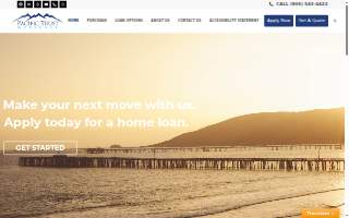 Pacific Trust Mortgage website