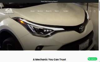 Cal West Auto Center website