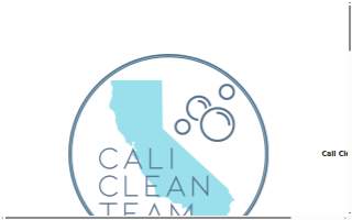Cali Clean Team House Cleaning Service of San Marcos website