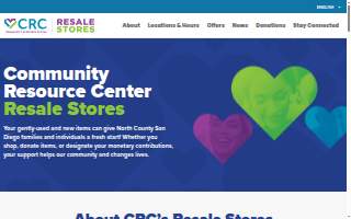 CRC San Marcos Resale Store website