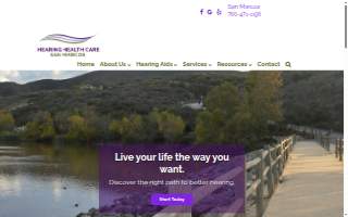 Hearing Health Care San Marcos website