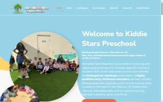 Kiddie Stars Preschool in San Marcos website
