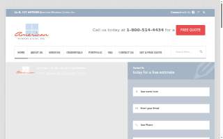 American Windows Center of San Mateo website