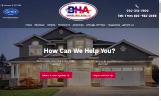 Bayhill Heat & Air, Inc. website