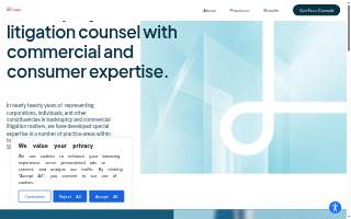 Belvedere Legal, PC website