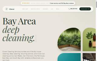 Clover Cleaning Service website