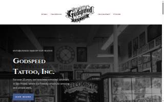 Godspeed Tattoo website