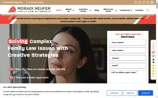 Moradi Neufer | California Family Law Group | San Mateo website