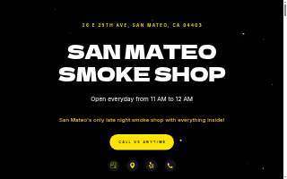 San Mateo smoke shop website