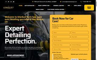 Stardust Auto Spa of San Mateo website