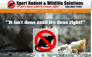 Xpert Rodent Solutions - Pest Control Service of San Mateo website