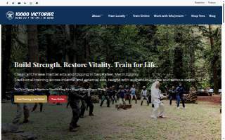 10,000 Victories School of Qigong, Tai Chi & Kung Fu- Classical Martial Arts website