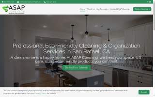 ASAP Cleaning Services website