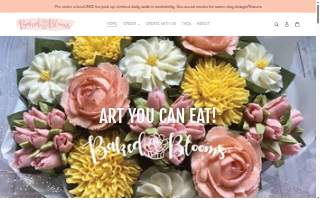 Baked Blooms website