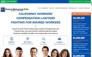 Franco Munoz Law Firm, Marin website