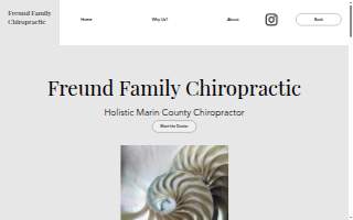 Freund Family Chiropractic website