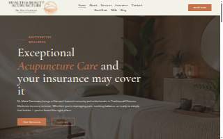 Health & Beauty Acupuncture website