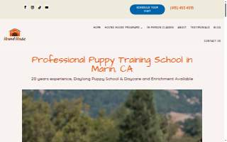 Hillary's Hound House, Inc. website