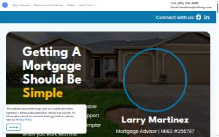 Larry Martinez, Mortgage Broker NMLS #256787 of San Rafael website