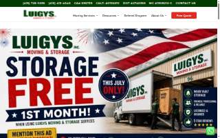 Luigys Moving & Storage Inc of San Rafael website