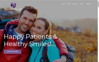 Marin Dental Care website