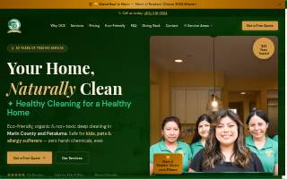 Organic Cleaning Supreme website
