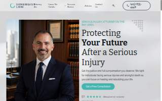 Synergist Law, P.C.- Personal Injury Law Firm website