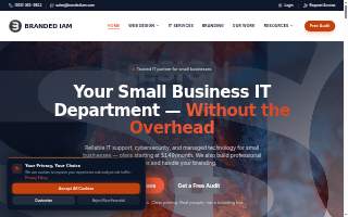 Branded Iam website