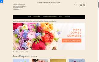 Corporate Flowers and Gifts website