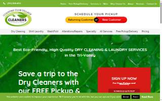 Country Club Village Cleaners website