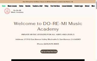 Do-Re-Mi Music Academy website