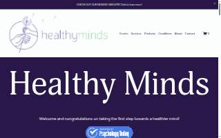 Healthy Minds website