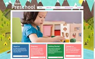 Lil Bears Preschool, San Ramon website