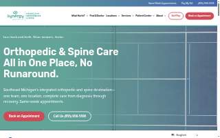 Synergy Health Partners | Mendelson Kornblum Orthopedics & Spine Specialists | Port Huron website