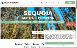Sequoia Pumping of Sanger website