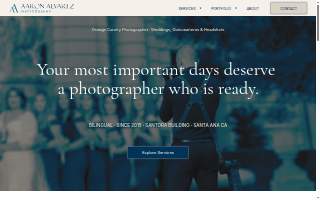 Aaron Alvarez Photography website