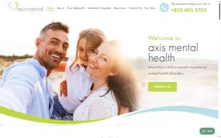 Axis Mental Health, LLC website