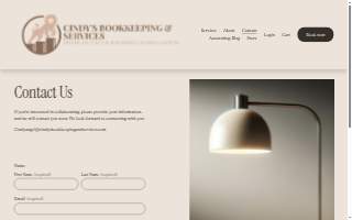 Cindy's Bookkeeping and Services website