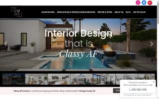 Classy AF Interiors website