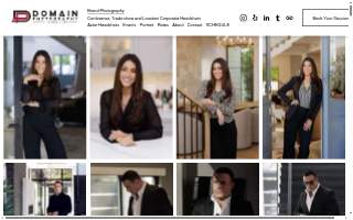DOMAIN Photography - Headshots - Corporate - Portrait - Event website