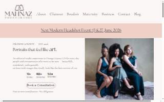 Mahnaz Photography website