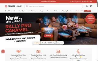 Ornate Home Furniture and Mattress of Santa Ana website