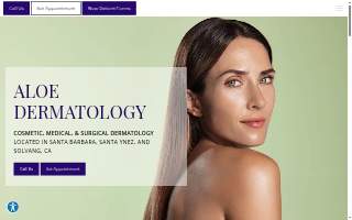 Aloe Dermatology website