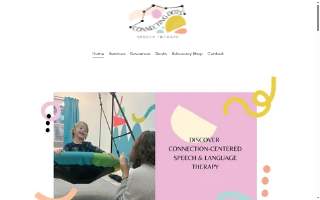 Connecting Dots Speech Therapy website