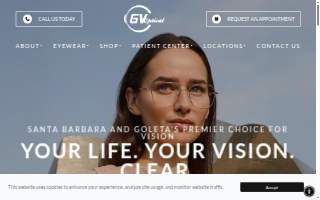 GV Optical - Goleta website