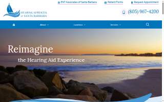 Hearing Services of Santa Barbara website
