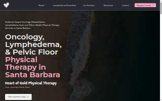 Heart of Gold Physical Therapy website