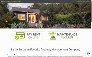 Lemon Tree Management website