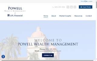 Powell Wealth Management website